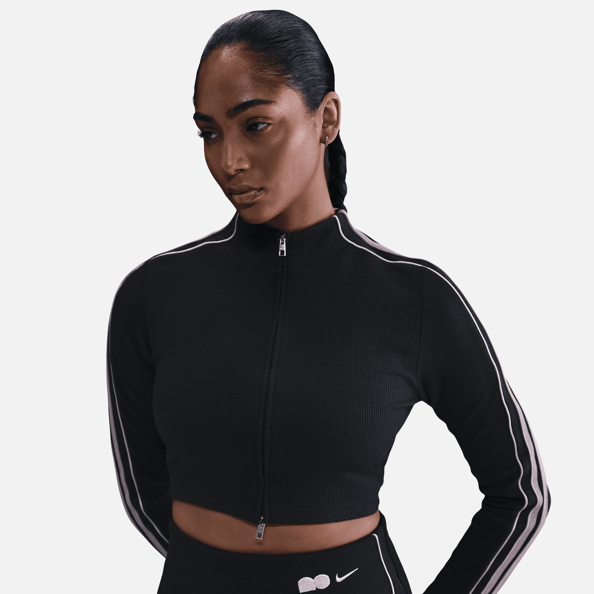 Nike Naomi Osaka Full-Zip Black Top