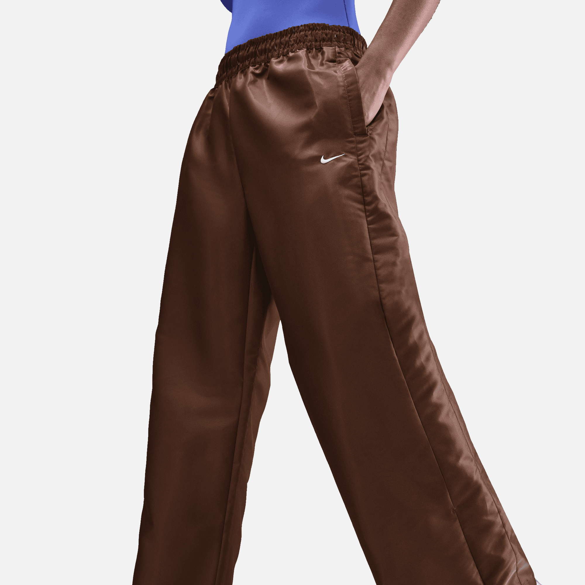 Nike Women's Sportswear Windrunner Shine Brown Pants