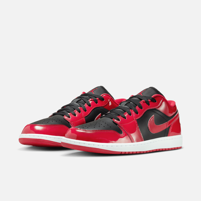 Air Jordan 1 Low SE Patent Varsity Red Black