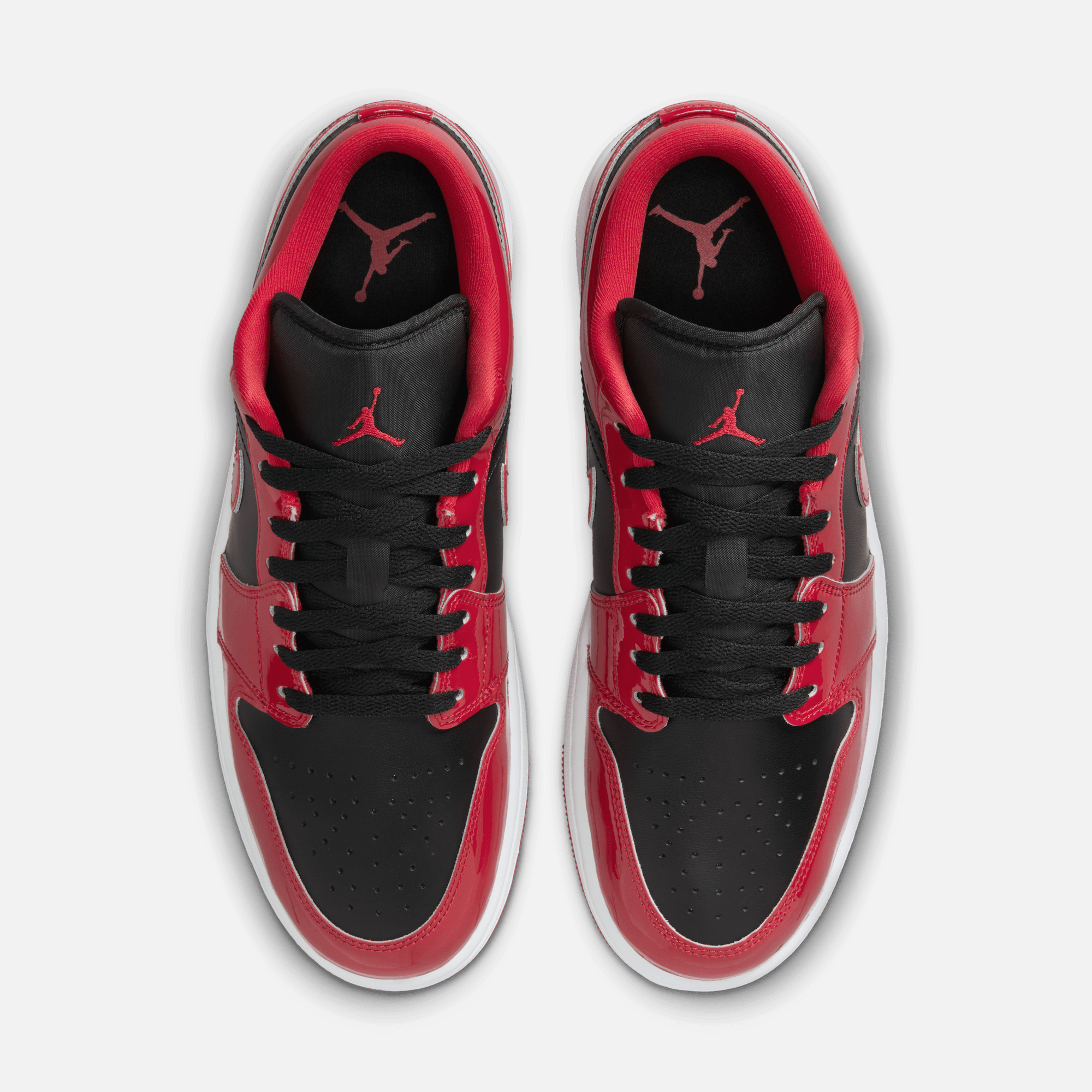 Air Jordan 1 Low SE Patent Varsity Red Black