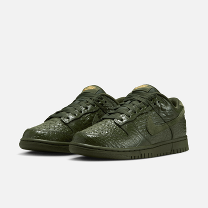 Nike Women's Dunk Low Green Croc