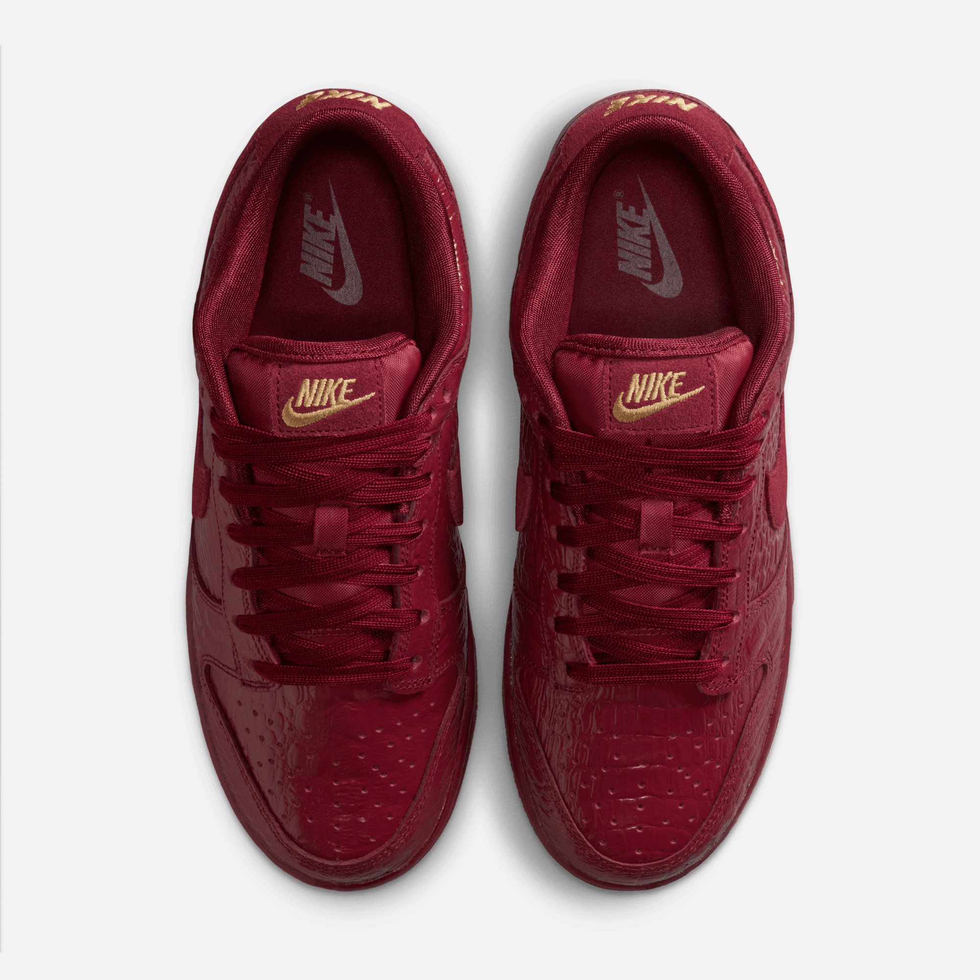 Nike Women's Dunk Low Red Croc