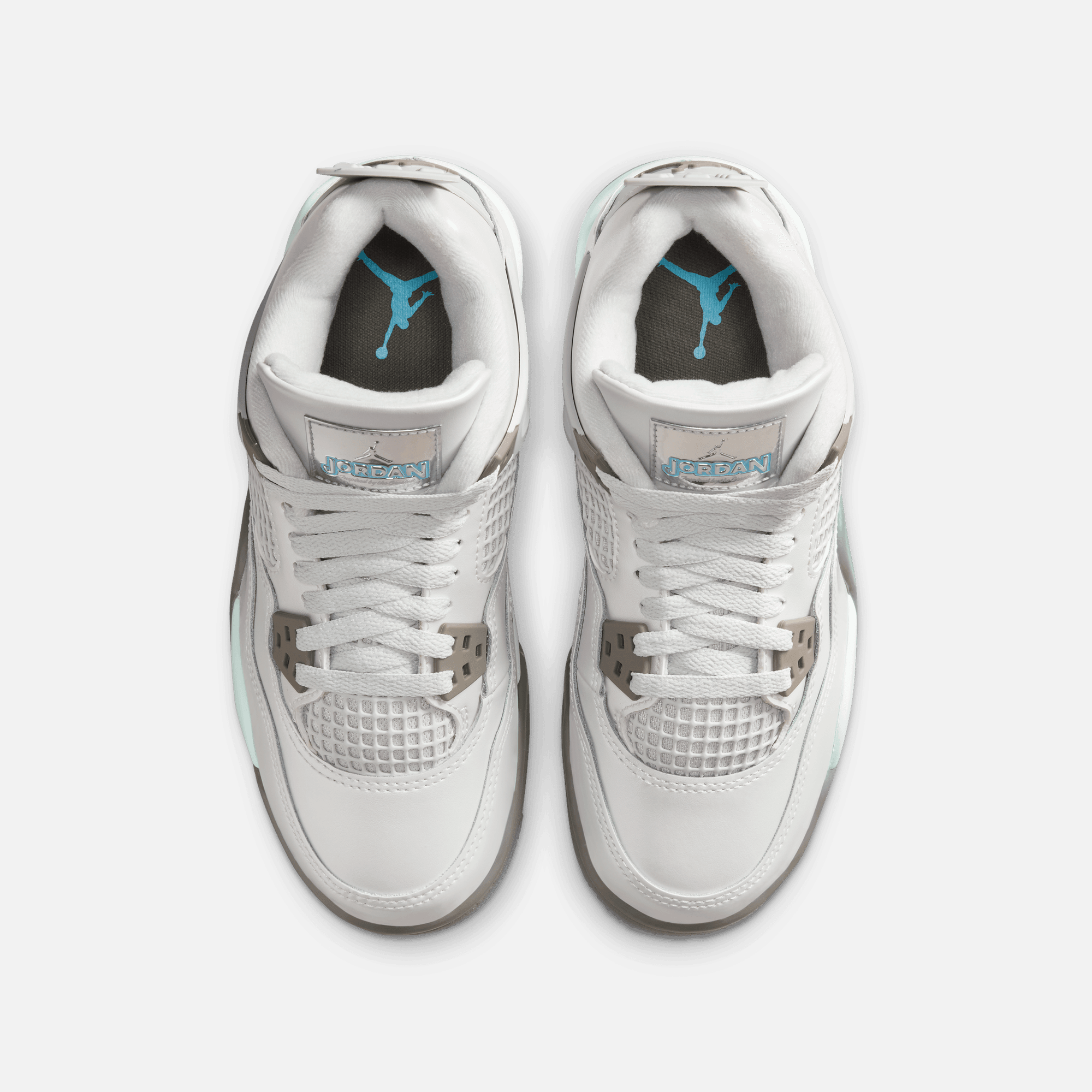 Air Jordan Big Kids' 4 Retro Blue Chill (GS)