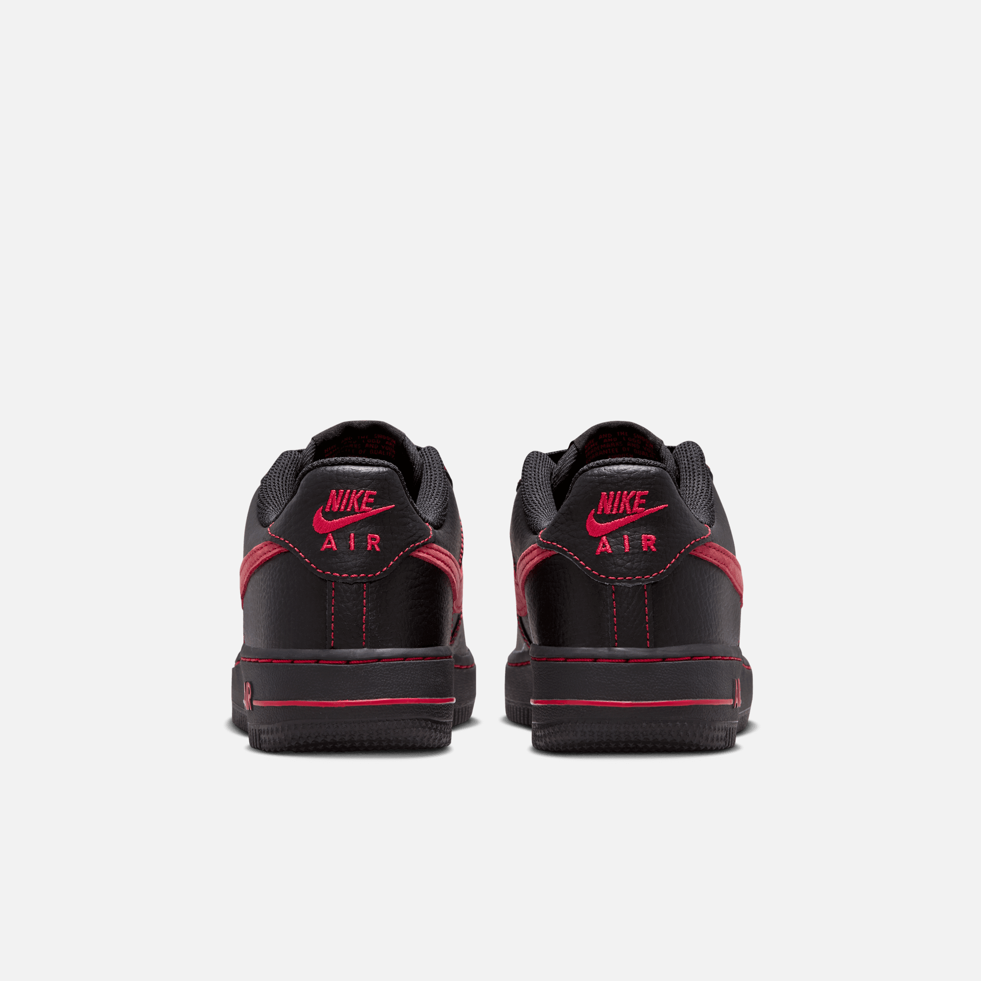 red stitching air force 1