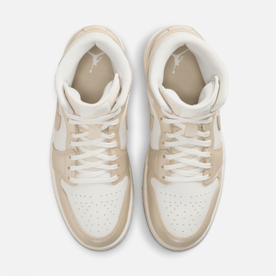 Air Jordan Women's 1 Mid Metallic Team Gold