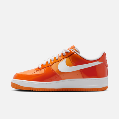 Nike Air Force 1 Low Orange White Patent Leather