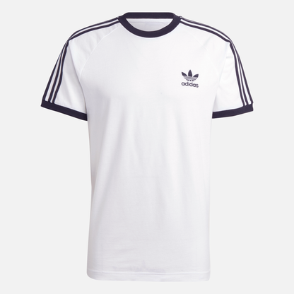 Adidas White 3-Stripes T-Shirt