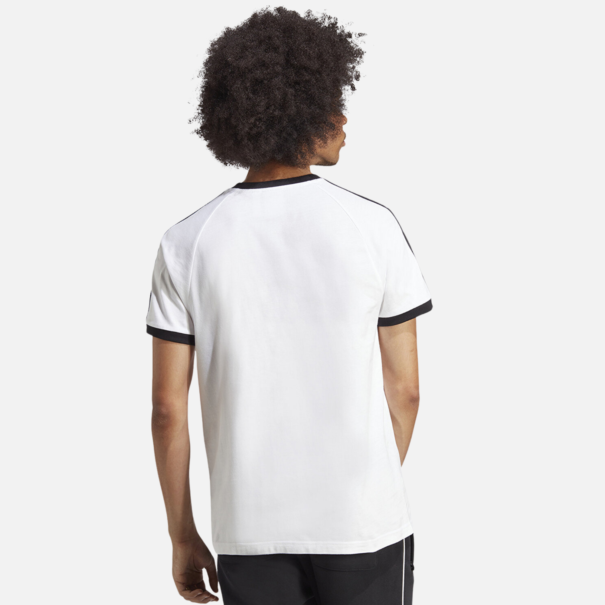 Adidas White 3-Stripes T-Shirt