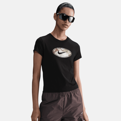 Nike Women's Sportswear Black Slim Short-Sleeve T-Shirt