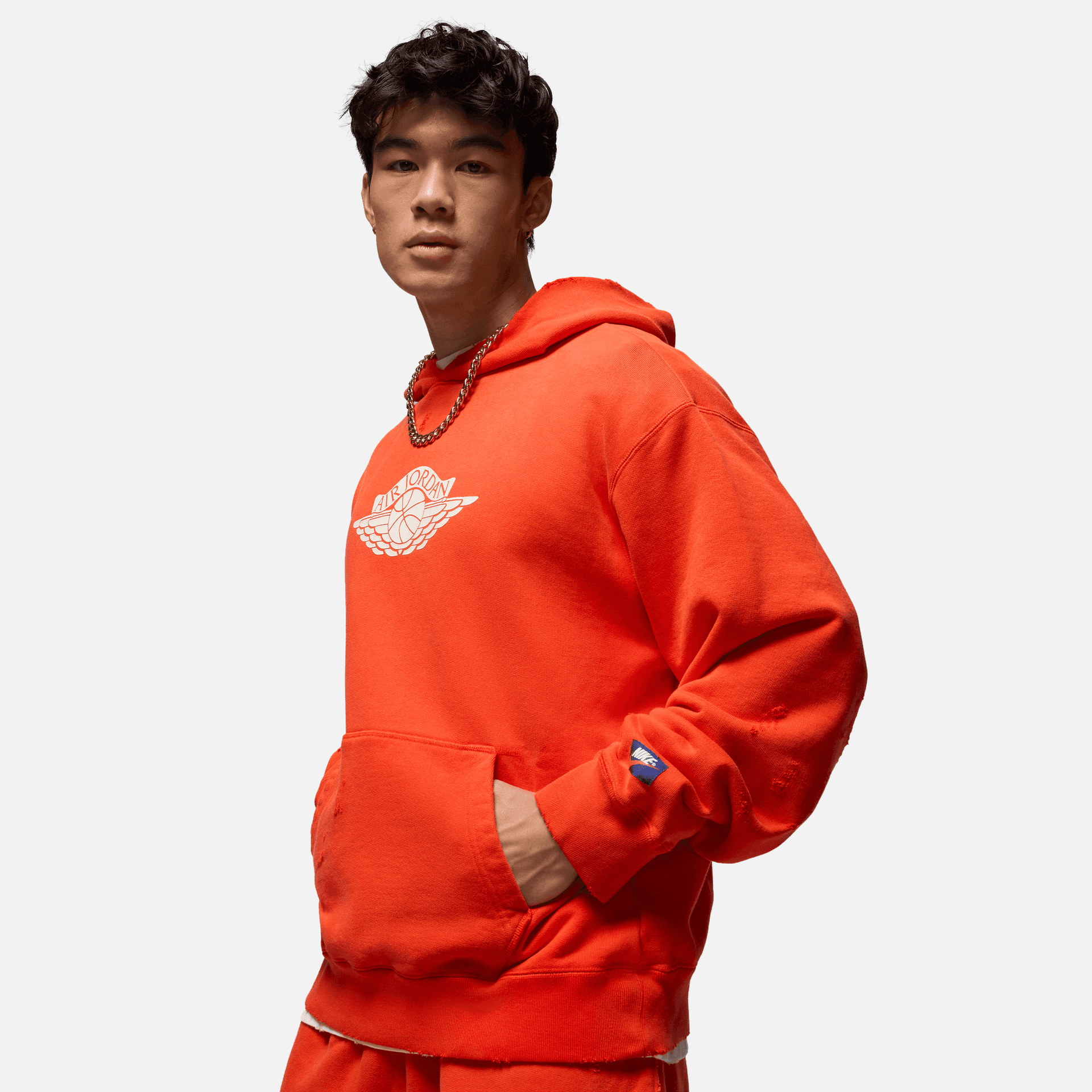 JORDAN BRAND ジョーダンブランド RAIR FLC PO HD BRILLIANT ORNGE フリース プルオーバーパーカー IB3003-673 オレンジ IB3003-673-1.png?v=1762393318&