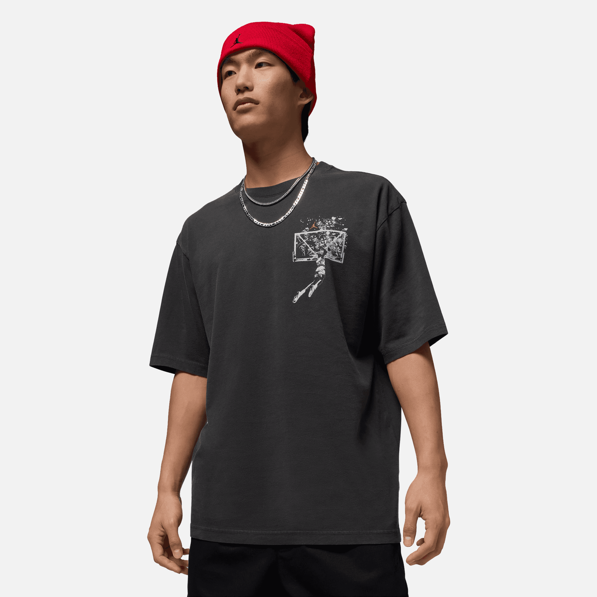 Air Jordan Brooklyn Off Black Shattered Backboard T-Shirt – Puffer 