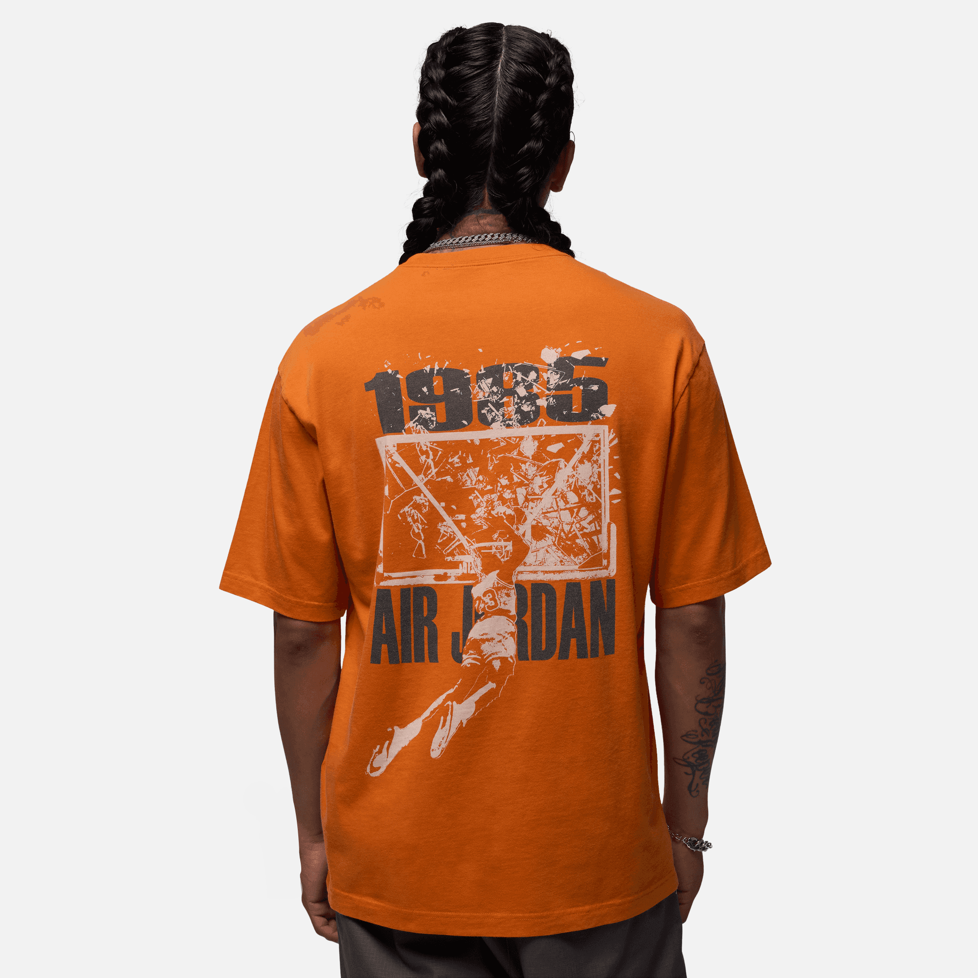 Air Jordan Brooklyn Starfish Orange Shattered Backboard T-Shirt