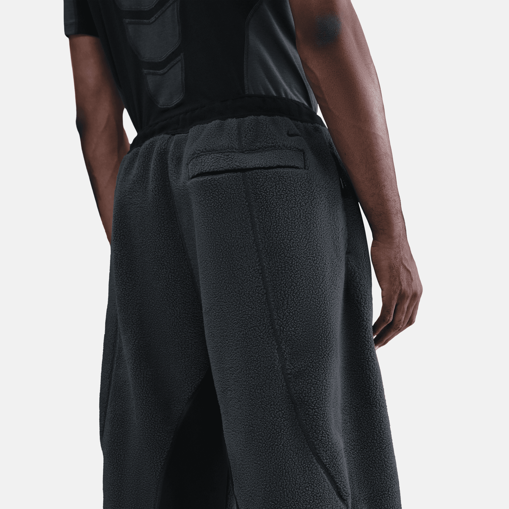 Nike Tech Boreas Knit Open-Hem Black Pants