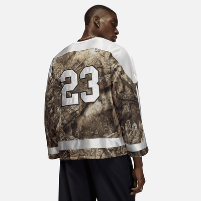 Air Jordan Brooklyn Realtree Camo Green Hockey Jersey