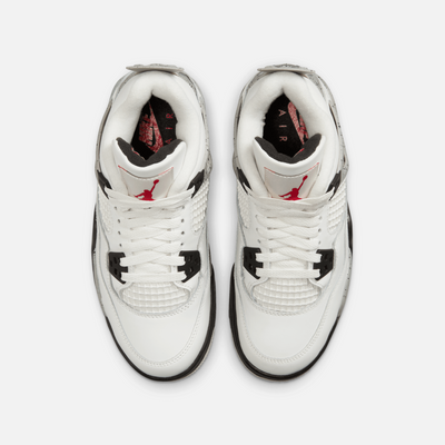 Air Jordan Big Kids' 4 Retro White Cement (GS)