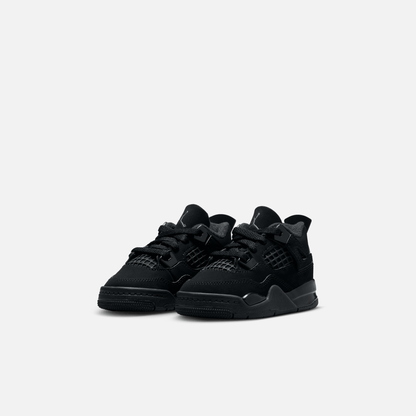 Air Jordan Kids' 4 Black Cat (TD)