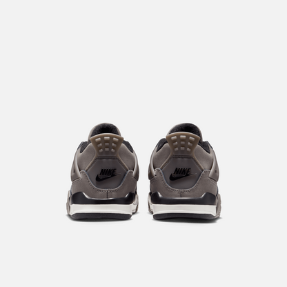 Air Jordan Kids' 4 Retro Cave Stone and Black (TD)