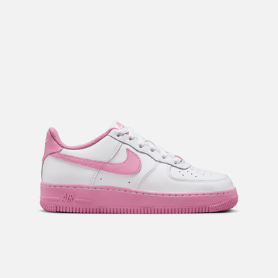 Nike Big Kids' Air Force 1 Low White Magic Flamingo (GS)