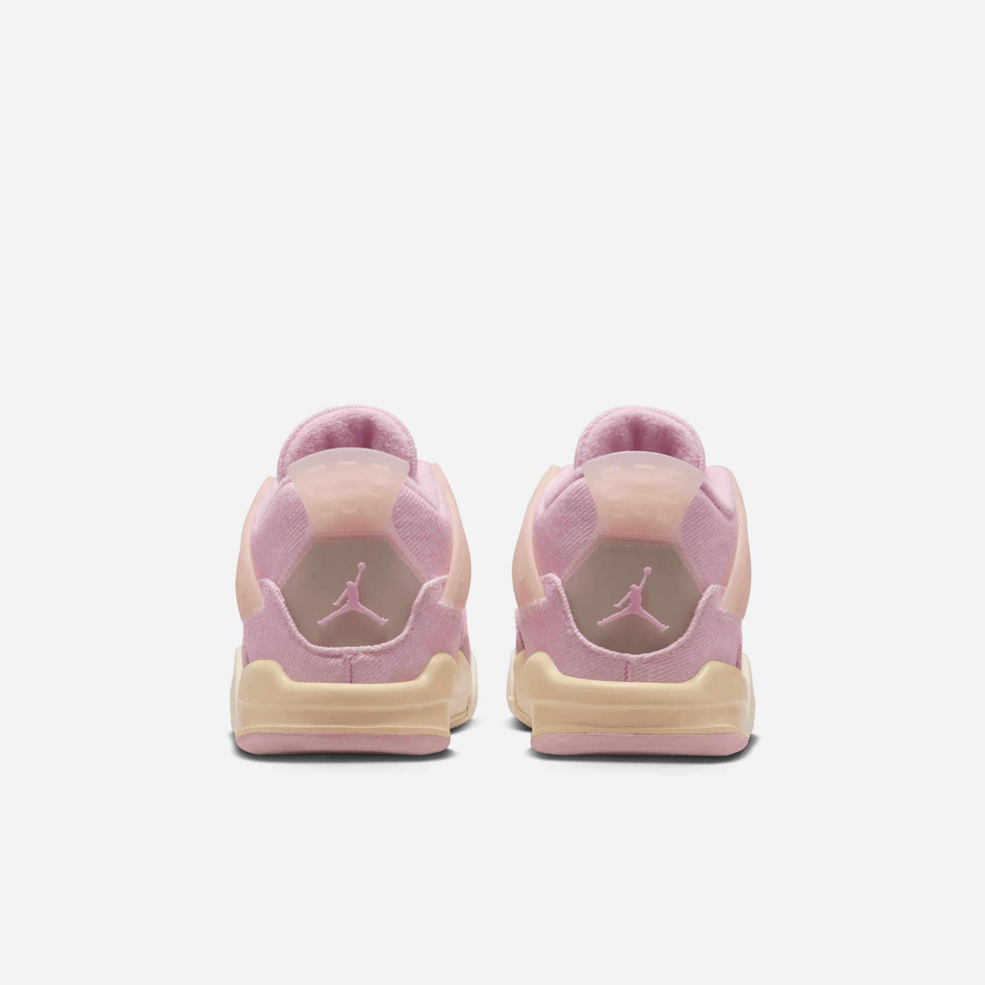 Air Jordan Kids' 4 Retro Pearl Pink Iced Carmine (TD)
