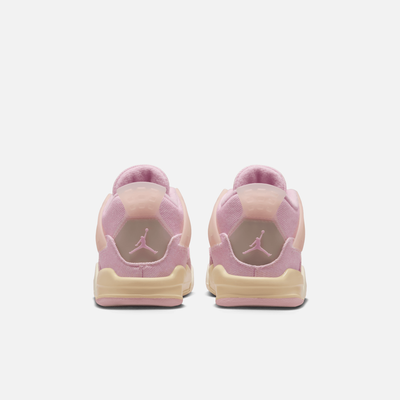 Air Jordan Kids' 4 Retro Pearl Pink Iced Carmine (TD)