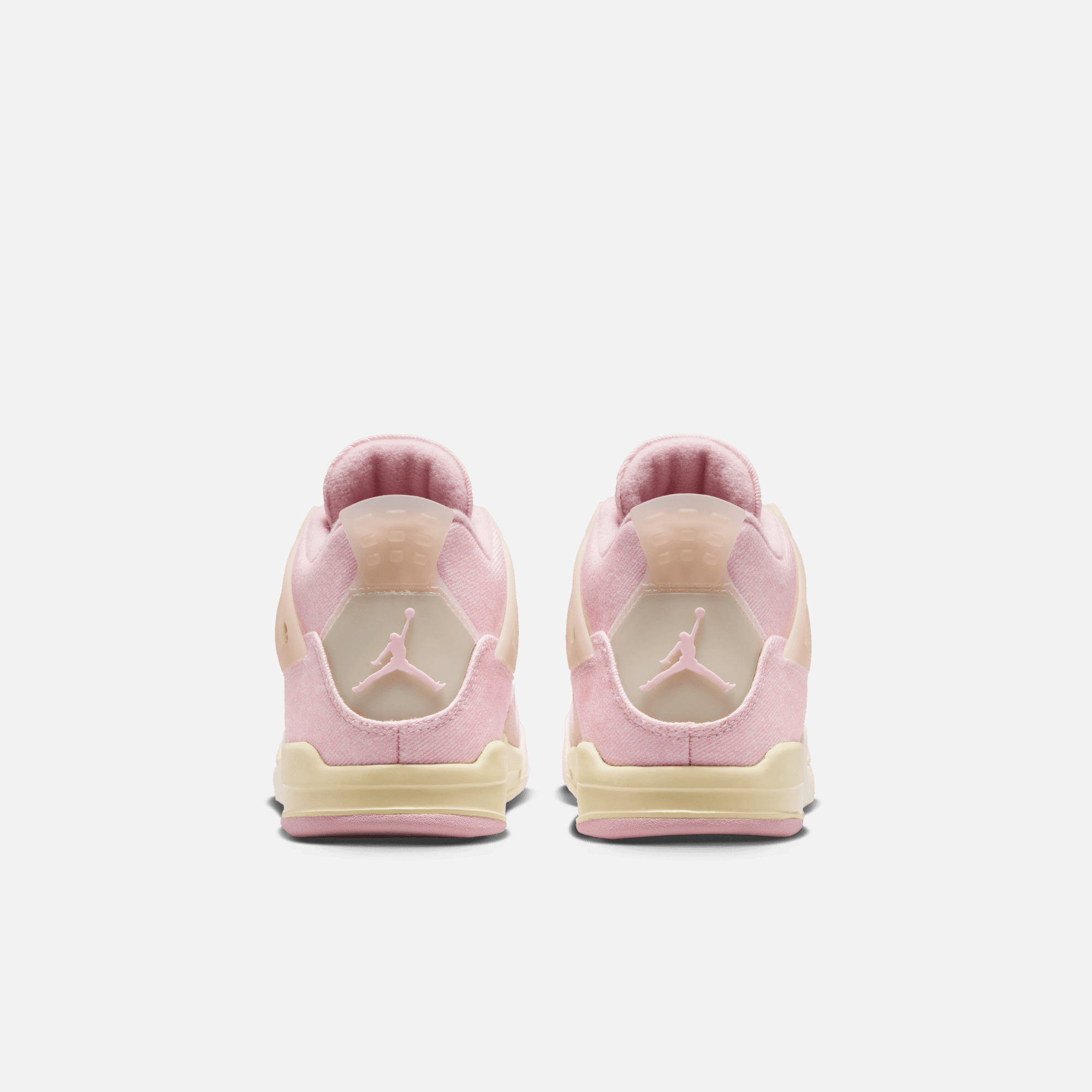 Air Jordan Kids' 4 Retro Pearl Pink Iced Carmine (PS)