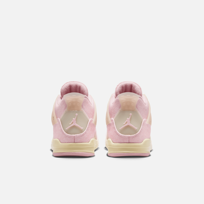 Air Jordan Kids' 4 Retro Pearl Pink Iced Carmine (PS)