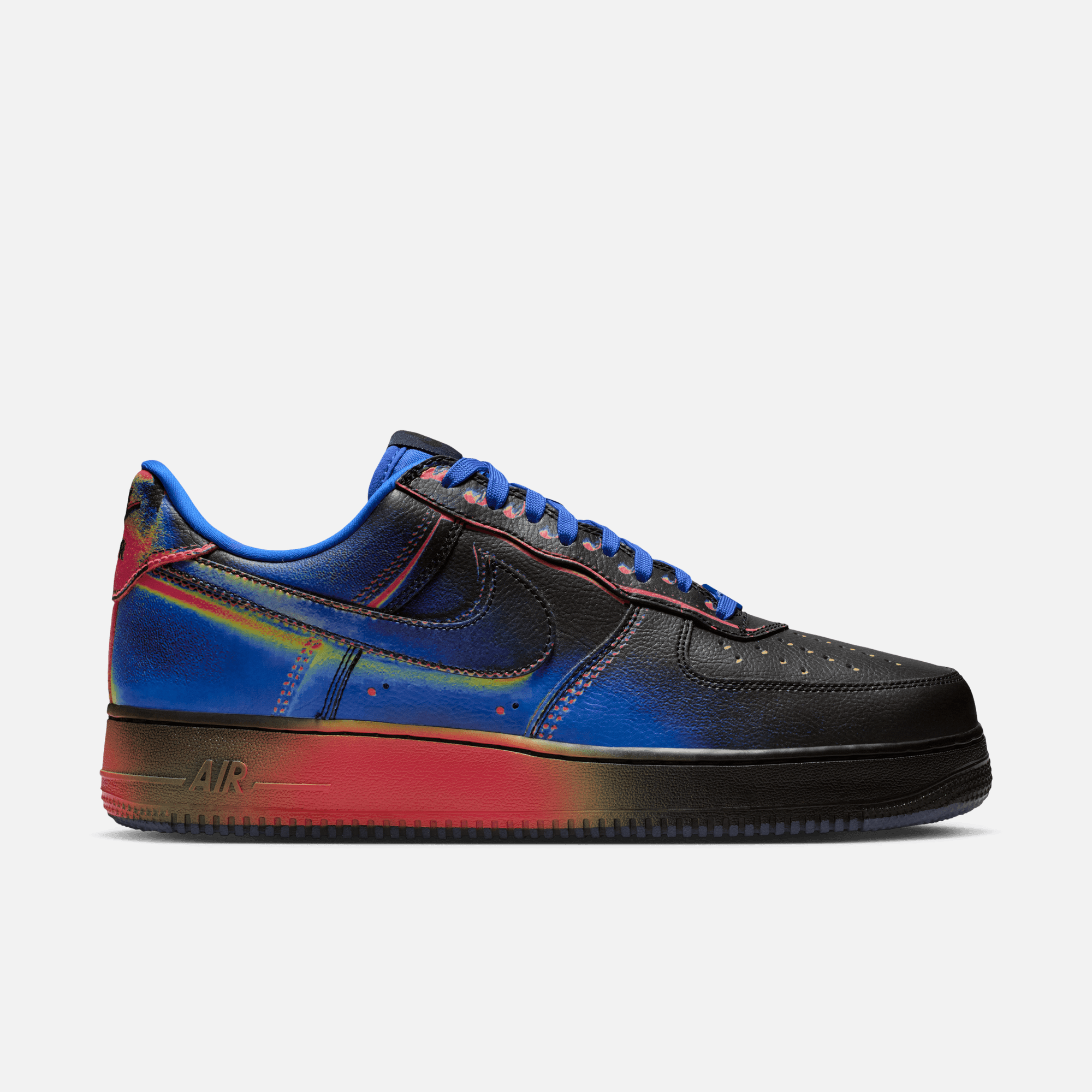 Nike Air Force 1 Low Retro Heat Map Black Racer Blue