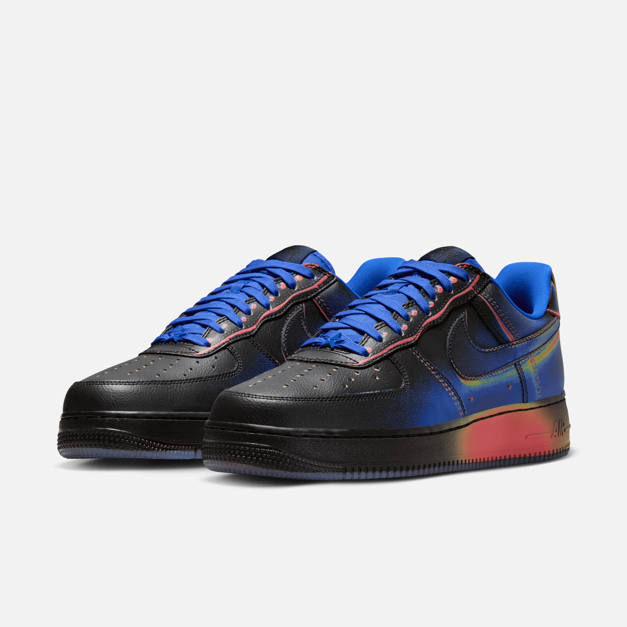 Nike Air Force 1 Low Retro Heat Map Black Racer Blue