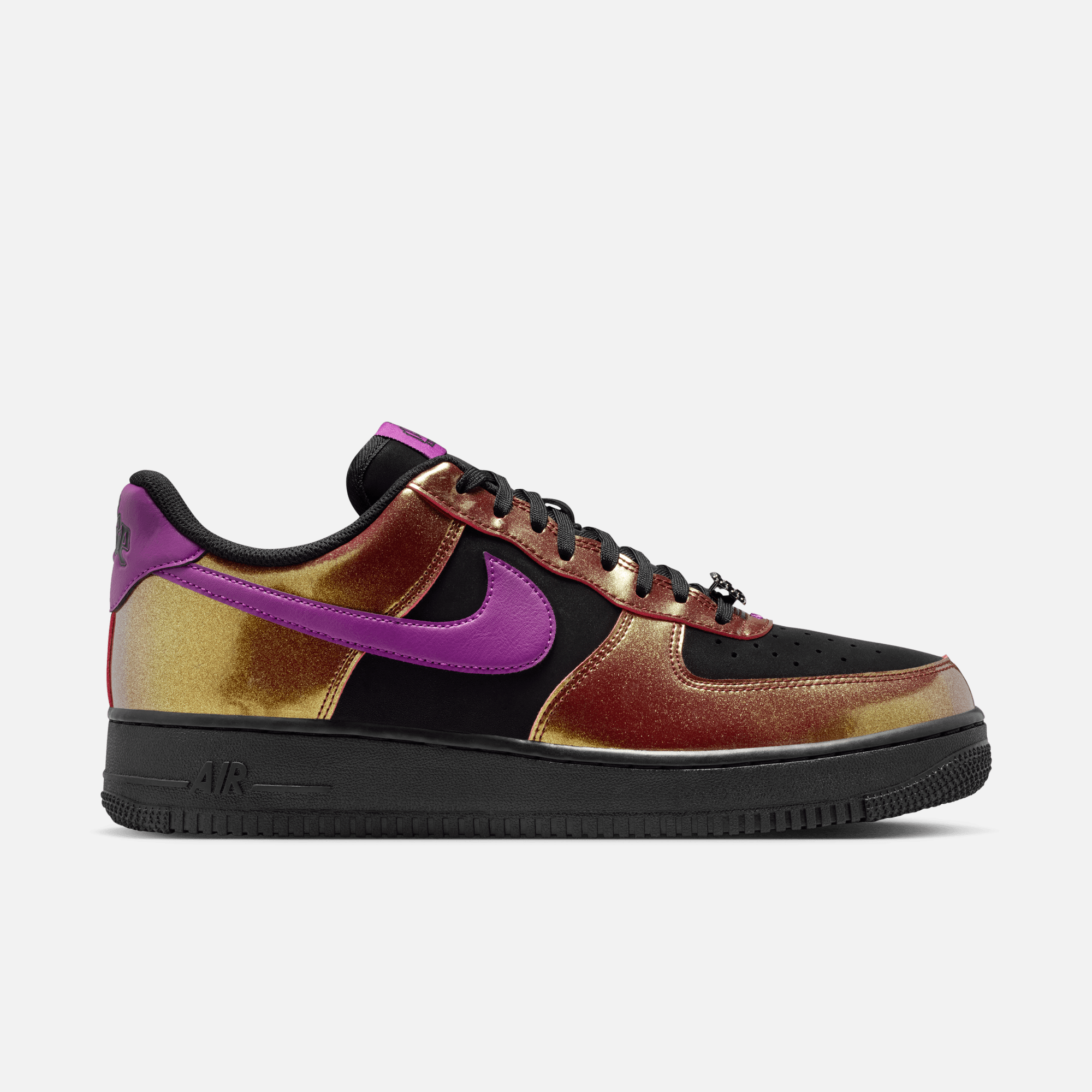 Nike Air Force 1 Low Glam Rock Black Bold Berry