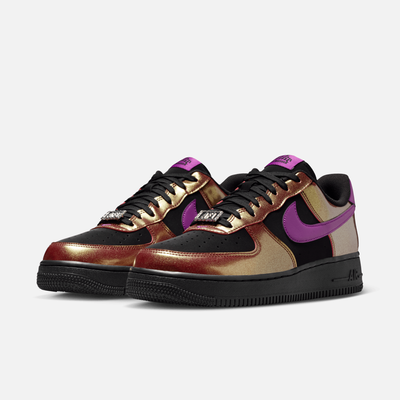 Nike Air Force 1 Low Glam Rock Black Bold Berry