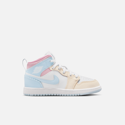 Air Jordan Kids' 1 Mid SE Love Is In The Air (PS)