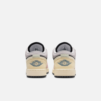 Air Jordan Big Kids' 1 Low SE Black Pastels (GS)
