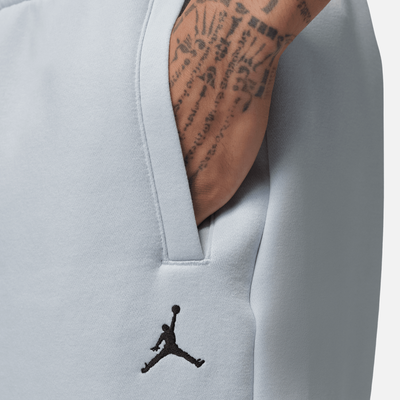 Air Jordan Brooklyn Fleece Aura Blue Oversized Open-Hem Pants