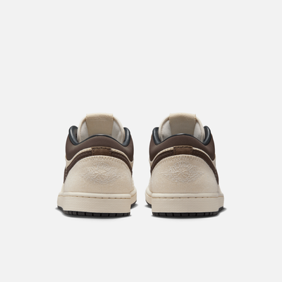 Air Jordan 1 Low Pale Ivory Off Noir Baroque Brown