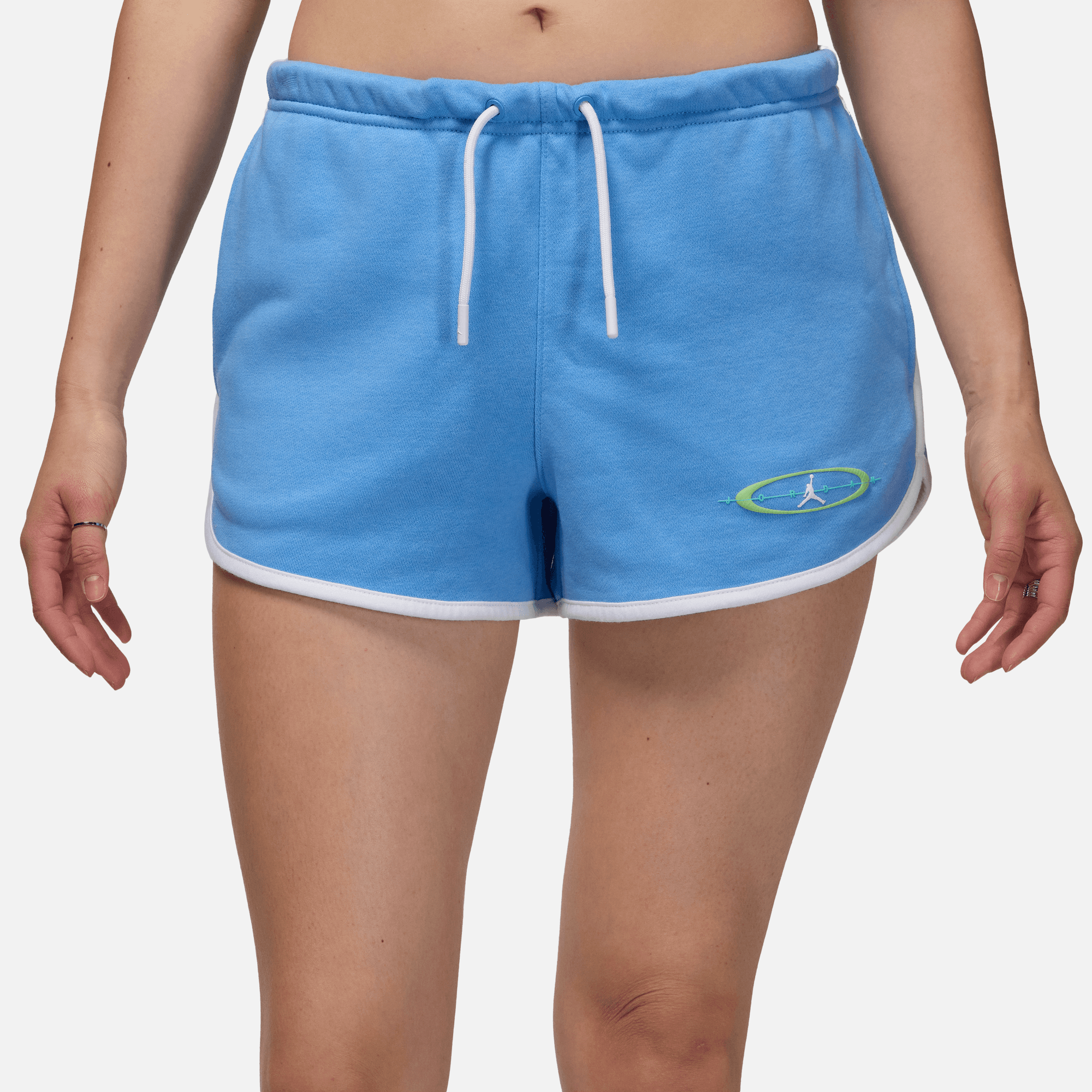 Air Jordan Women's Brooklyn Fleece Blue Shorts