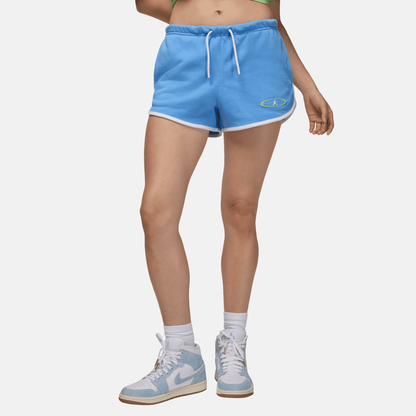 Air Jordan Women's Brooklyn Fleece Blue Shorts