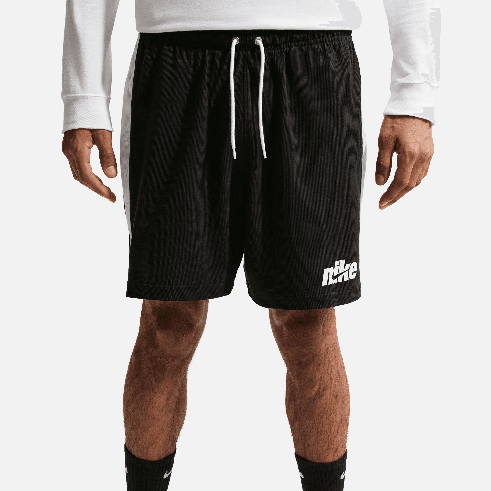 Nike Sportswear Club Black Knit Flow Shorts