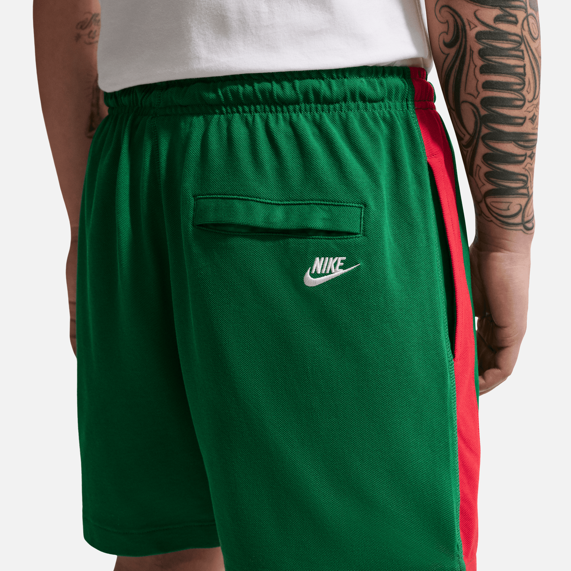 Nike Sportswear Club Green Knit Flow Shorts