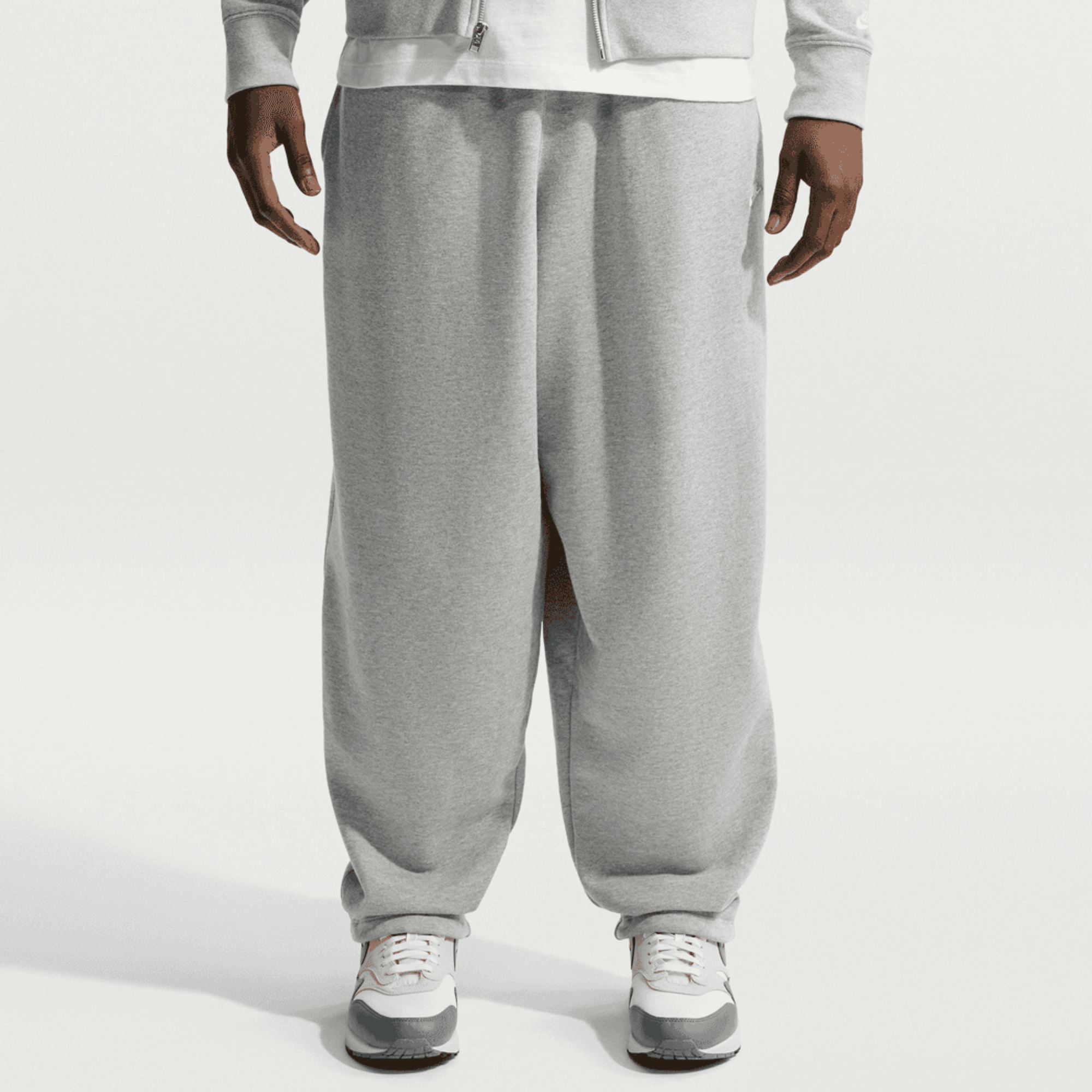 Nike Sportswear Club Dark Grey Heather Oversized French Terry Pants