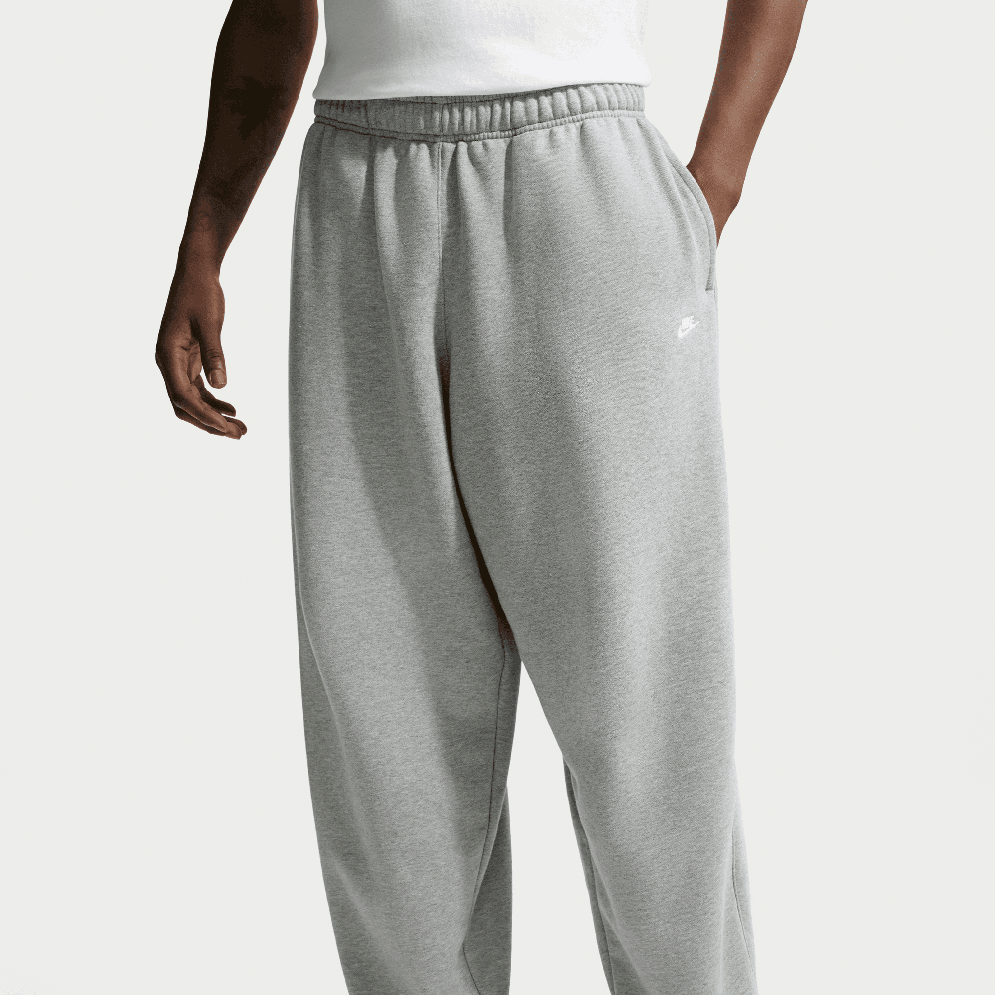 Nike Sportswear Club Dark Grey Heather Oversized French Terry Pants
