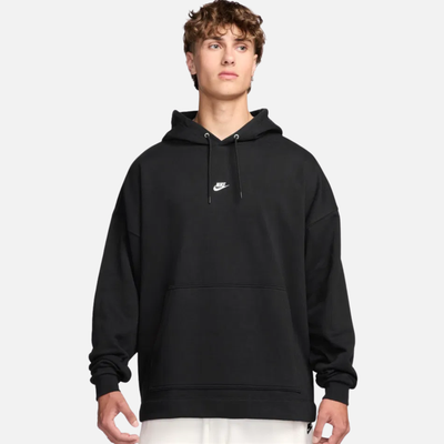 Nike Sportswear Club Black Oversized French Terry Hoodie