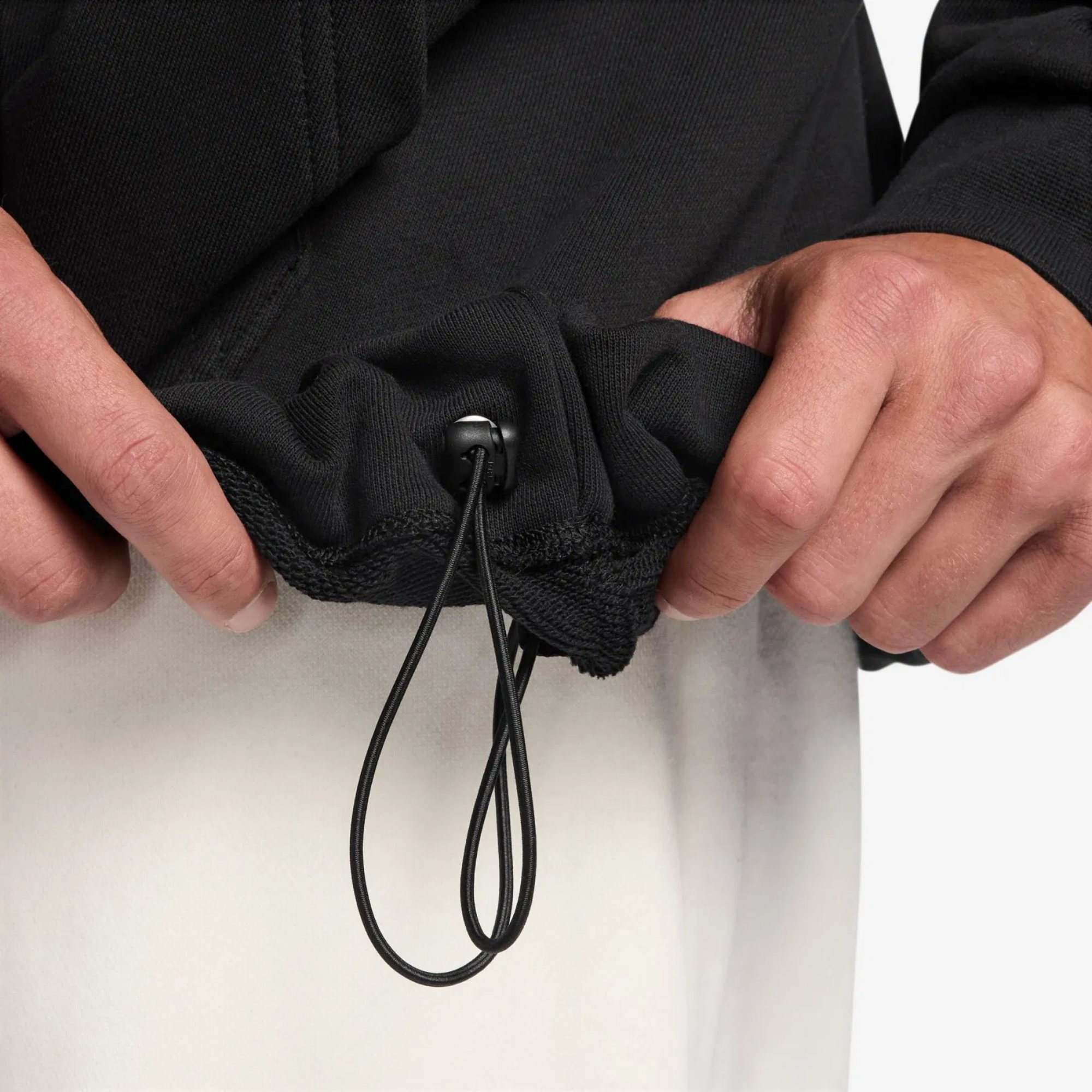 Nike Sportswear Club Black Oversized French Terry Hoodie