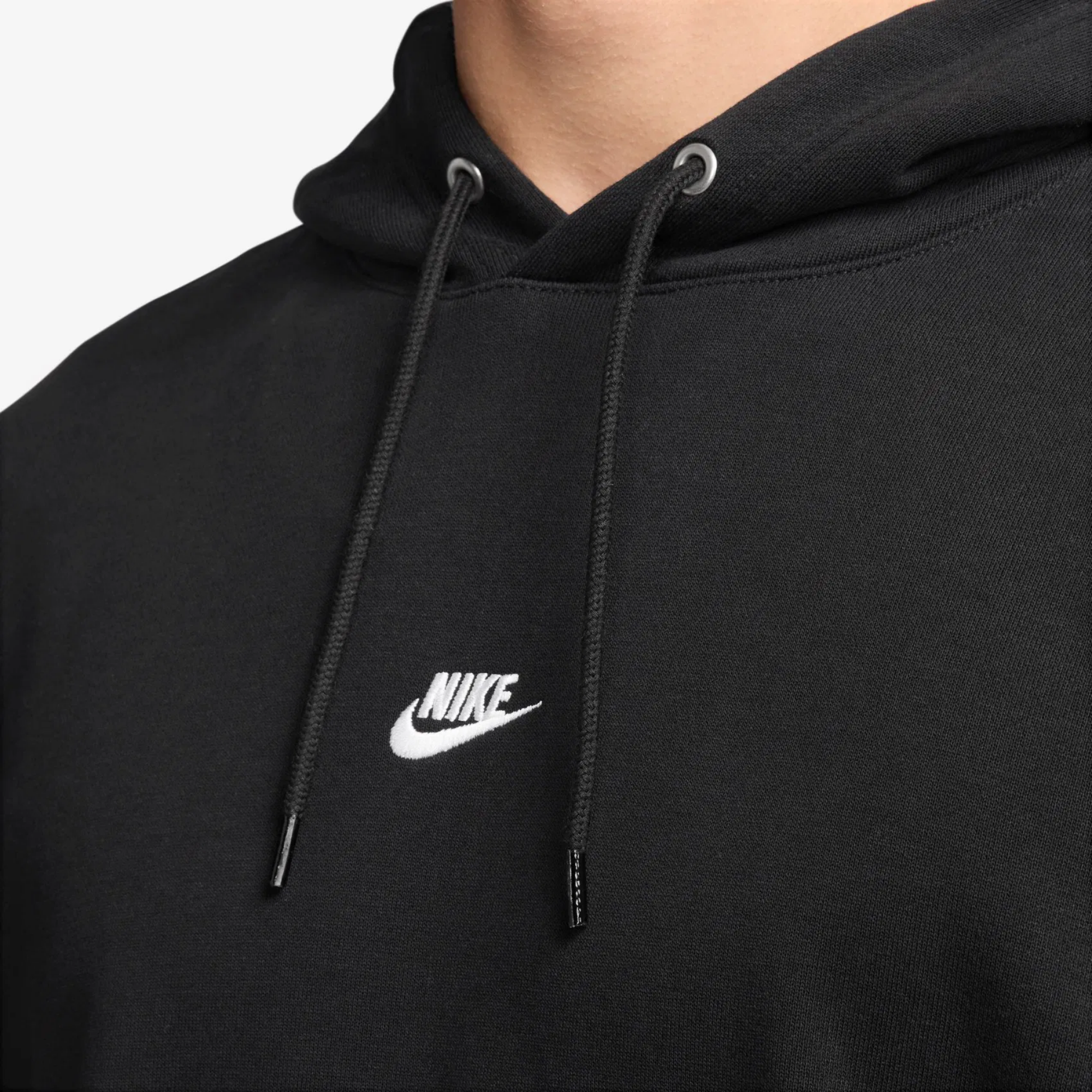 Nike Sportswear Club Black Oversized French Terry Hoodie