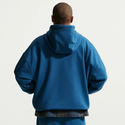 Nike Sportswear Club Court Blue Oversized French Hoodie
