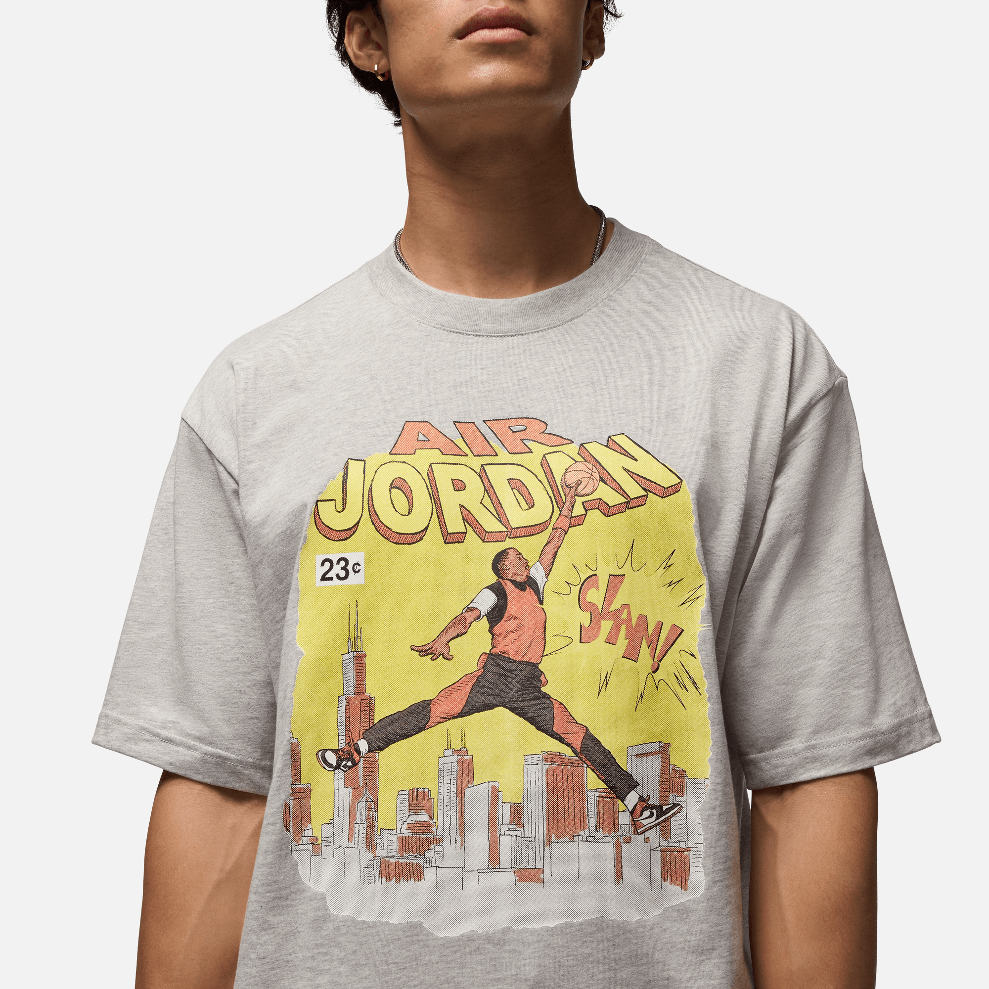 Air Jordan Grey Comic T-Shirt