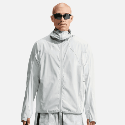 Nike Tech Helios Grey Fog Long-Sleeve Shell Jacket