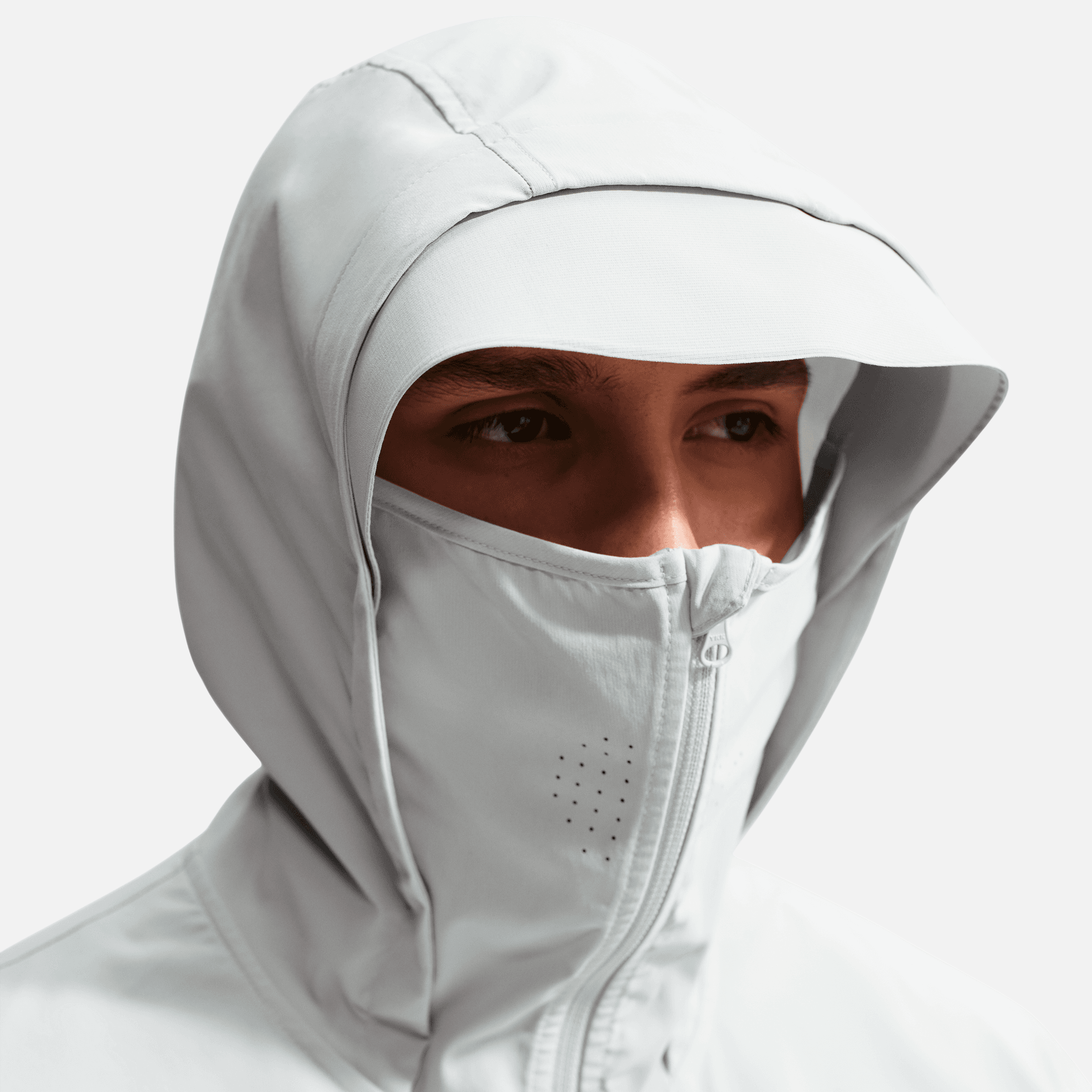 Nike Tech Helios Grey Fog Long-Sleeve Shell Jacket