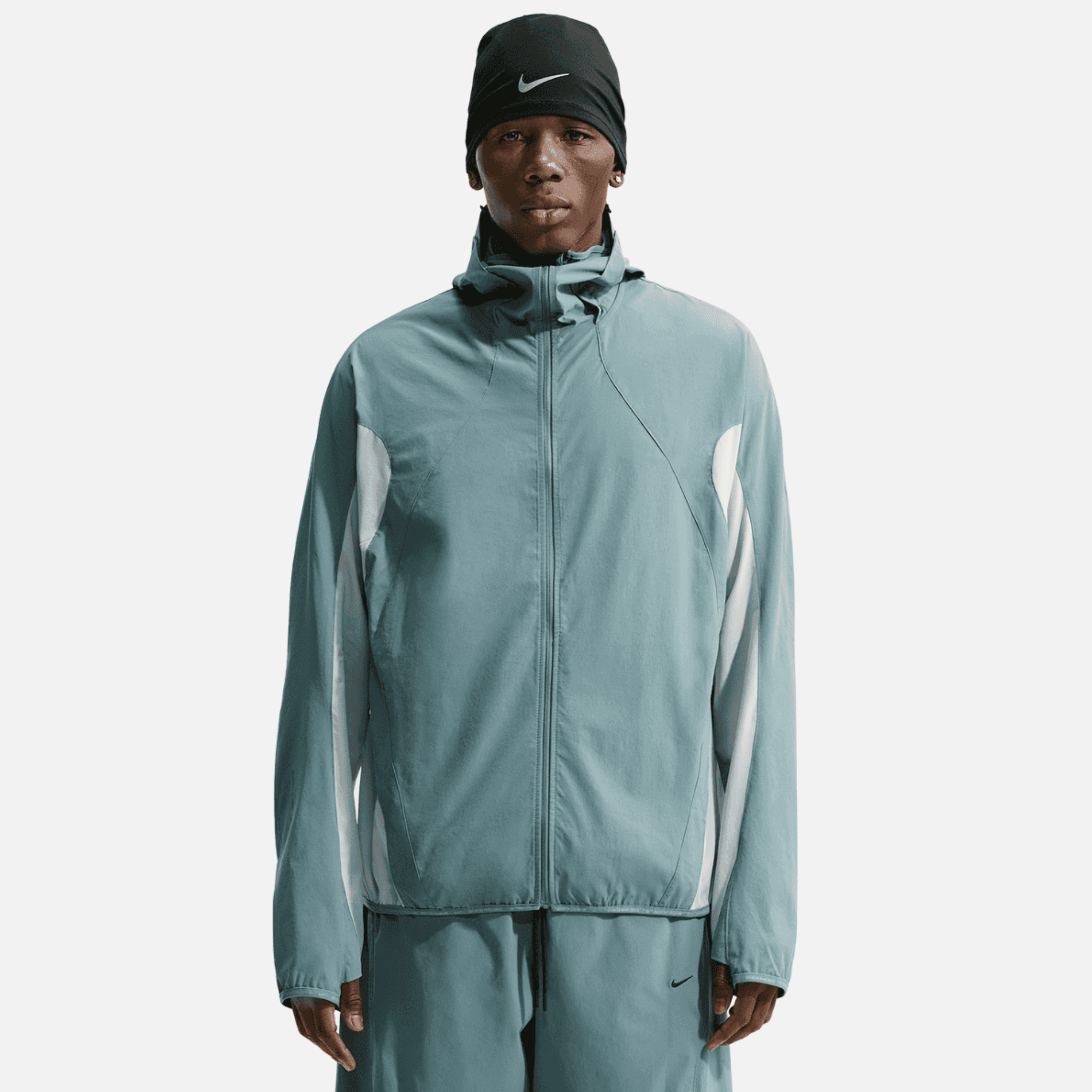 Nike Tech Helios Mineral Slate Long-Sleeve Shell Jacket