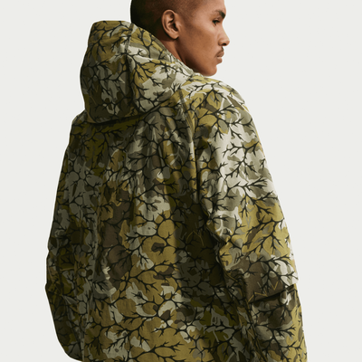 Nike Tech Olive Flak Woven Full-Zip Windrunner Jacket
