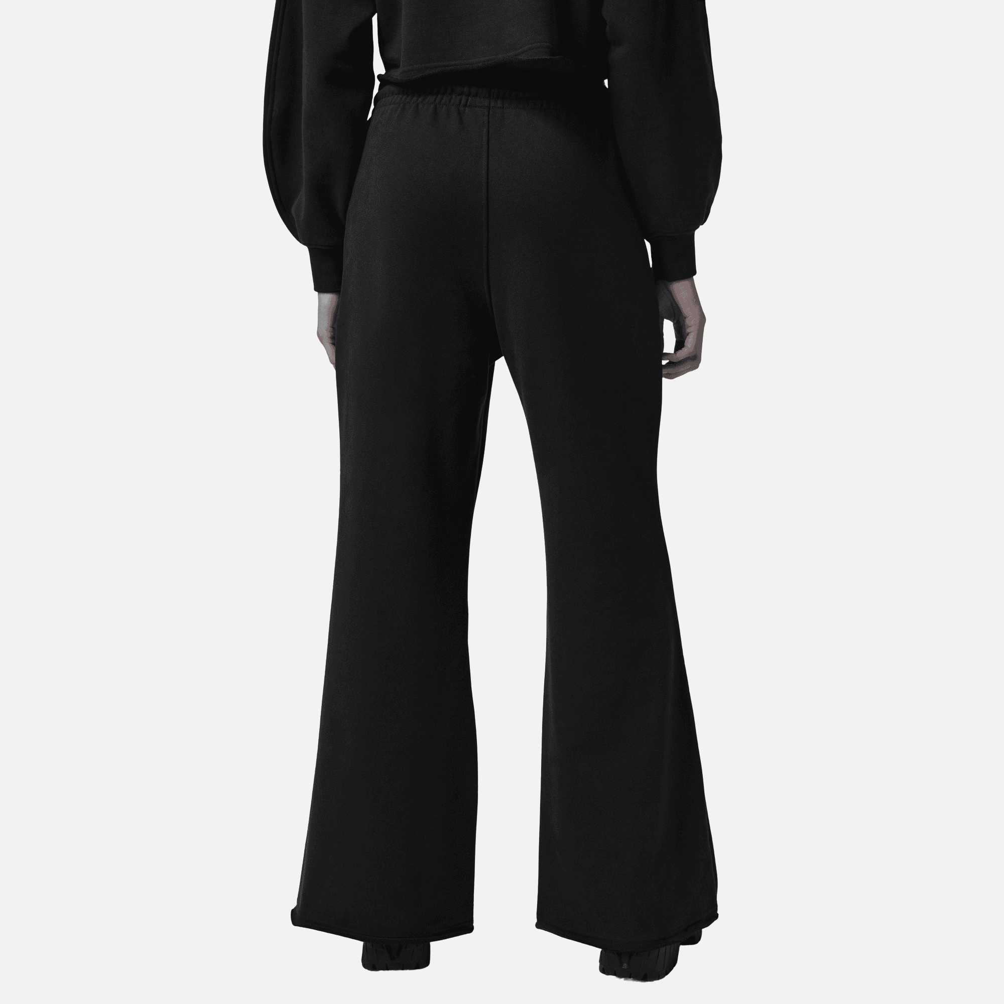 Air Jordan Women's Flight Fleece Black Flared Pants